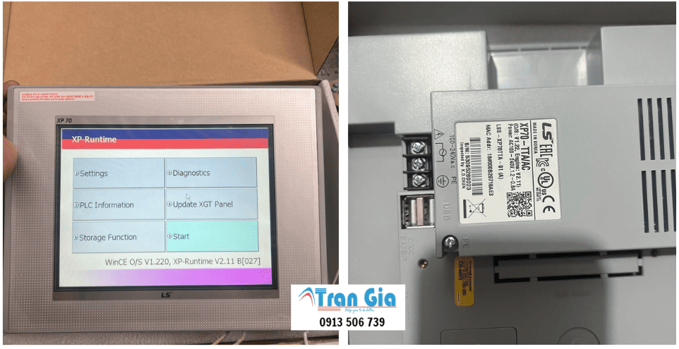 Dịch Vụ Sửa Màn Hình HMI LS PMU-330BTE Lỗi Mất Nguồn, Liệt Cảm Ứng, Nám LCD