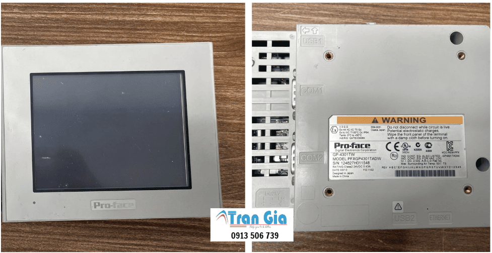 Trần Gia Automation Nhận Sửa GP2300-LG41-24V Pro-face Lỗi Hiển Thị, Mất Độ Sáng, Sọc LCD - Image 3