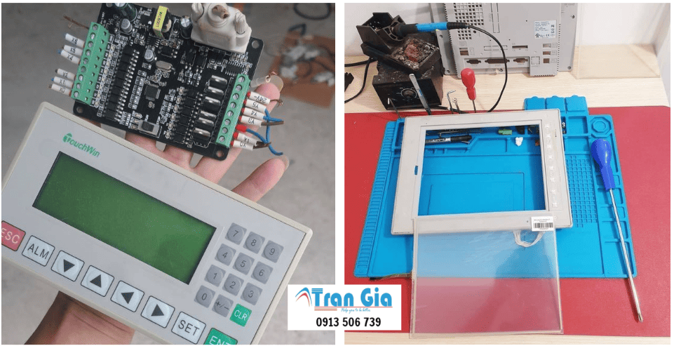 Nhận Sửa Màn Hình HMI Xinje TouchWin TH765-N Lỗi Hiển Thị, Mất Nguồn Lấy Nhanh