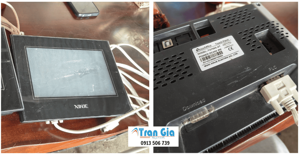 Nhận Sửa Màn Hình HMI Xinje TouchWin TH765-N Lỗi Hiển Thị, Mất Nguồn Lấy Nhanh