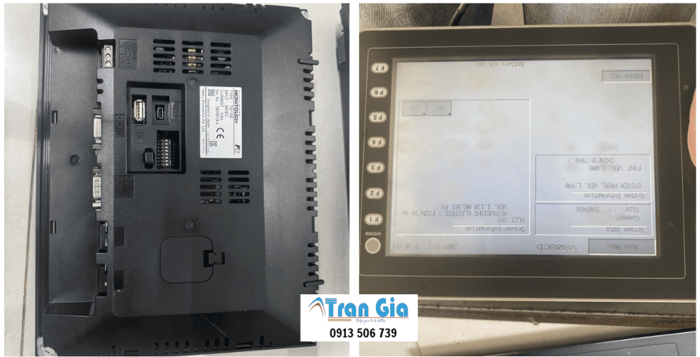 Nhận Kiểm Tra Và Sửa Chữa HMI HAKKO Các Dòng V6, V7, V8 Đốm LCD, Bị Sọc Màn Hình, Loang Màu