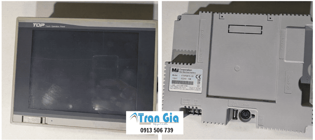 Dịch vụ sửa màn hình HMI M2I nổ bo mạch nguồn, không lên đèn, màn hình bị loang, không thấy rõ