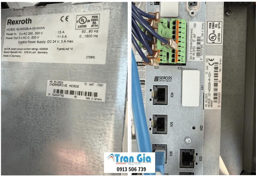 Sửa Chữa Motor Servo Bosch Mất Tín Hiệu Encoder – Khắc Phục Lỗi Servo Rexroth IndraDrive
