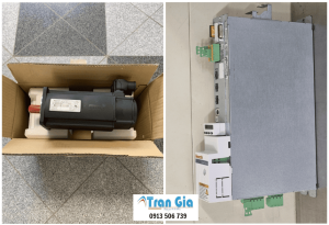 Hình ảnh servo đang trong quá trình được sửa chữa tại TRAN GIA Automation 