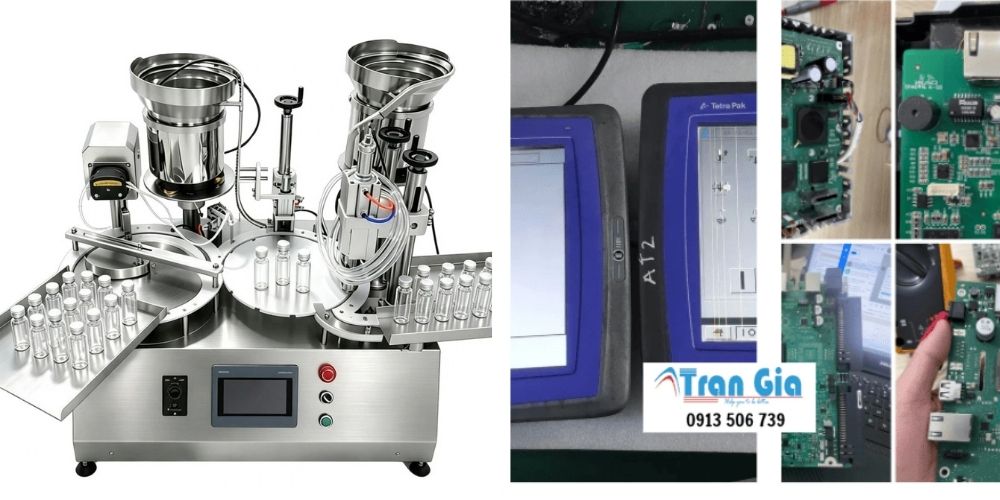 Sửa HMI Máy Chiết Rót Không Hiển Thị Thông Số Chiết