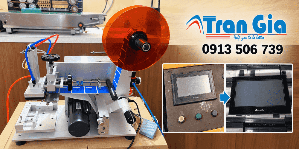 Sửa màn hình máy dán nhãn bị trắng toàn bộ uy tín