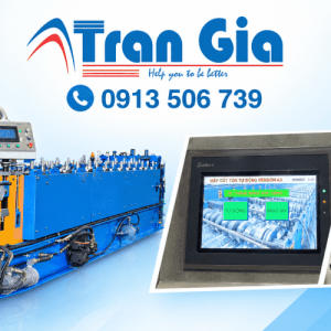 Sửa màn hình máy cán xà gồ lỗi cảm ứng bấm không được, Bị Loạn Cảm ứng